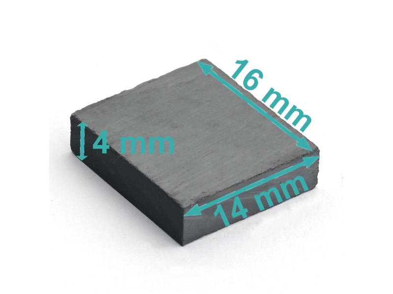 16 x 14 x 4 / F30 - feritni magnet