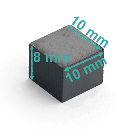 10 X 10 X 8 / F30 - ferriitmagnet