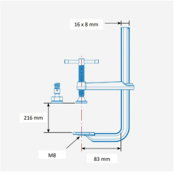 Stronghandtools UD85M vijačna objemka