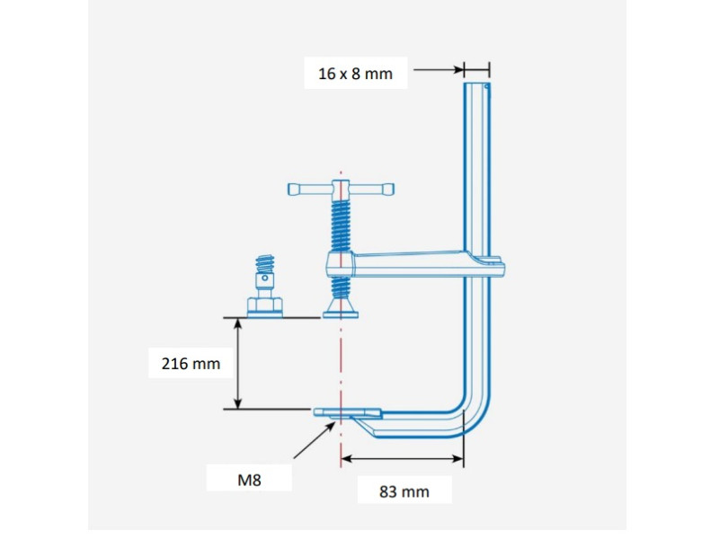 Stronghandtools UD85M skrueklemme