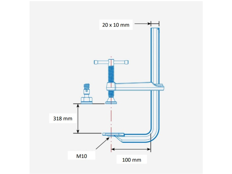 Stronghandtools UE125M vijačna objemka