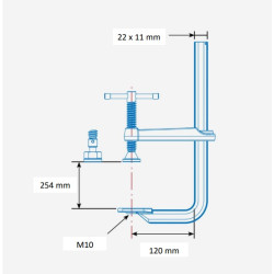 Stronghandtools UF100JM skrueklemme