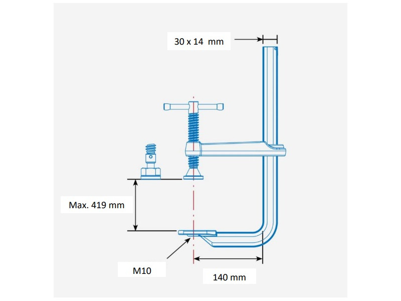 Stronghandtools UM165M skrueklemme