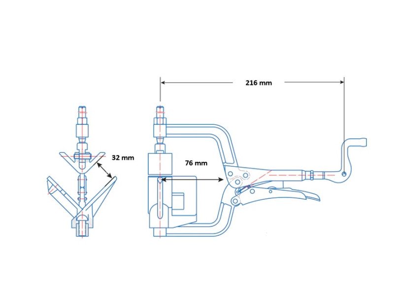 JointMaste vinkelklemme PL634 Stronghantools