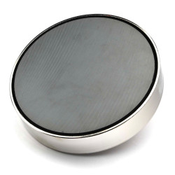 HM 124 x 26 x M10 tommer x 50 / F - ferritpotmagnet