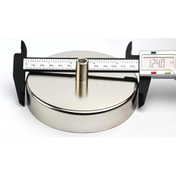 HM 124 x 26 x M10 inç x 50 / F - ferrit pot mıknatıs