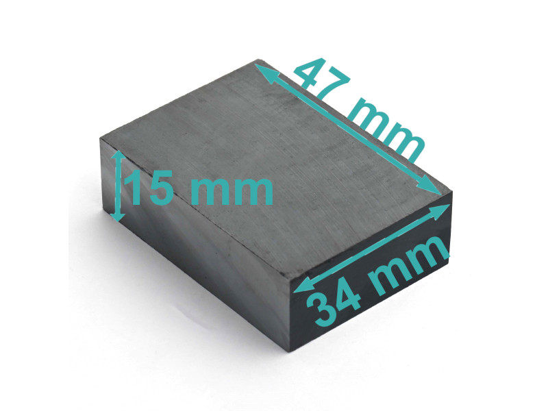 47 x 34 x 15 / F30 - feritni magnet