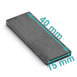 40 x 15 x 3 / F30 - Ferrit...