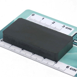 50 x 25 x 7,8 / F30 - ferrittmagnet