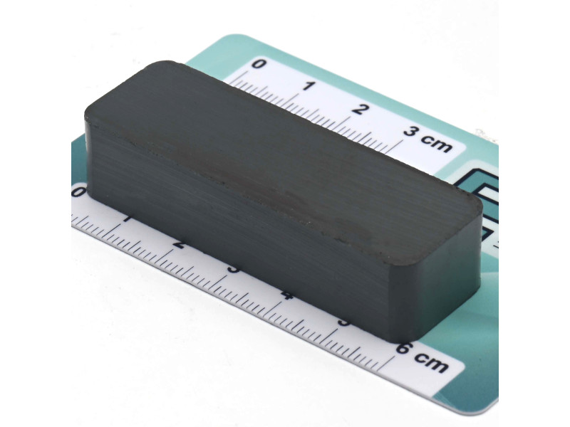 60 x 20 x 13,6 / F35 - ferrittmagnet
