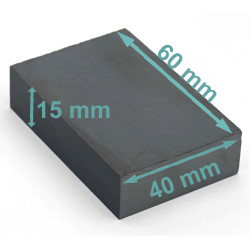 60 x 40 x 15 / F30 - Ferrit...