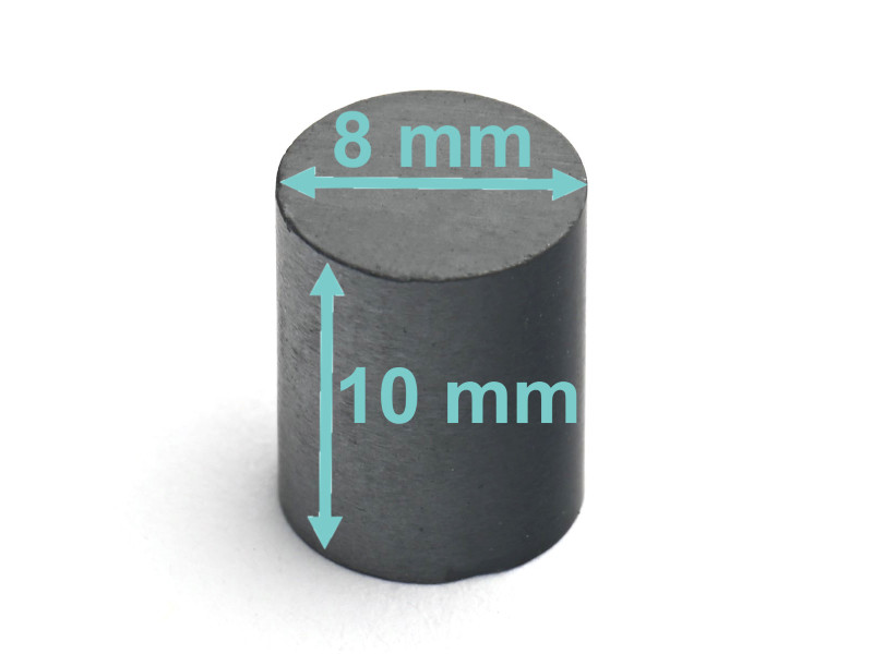 D8 x 10 / F30 - feritni magnet