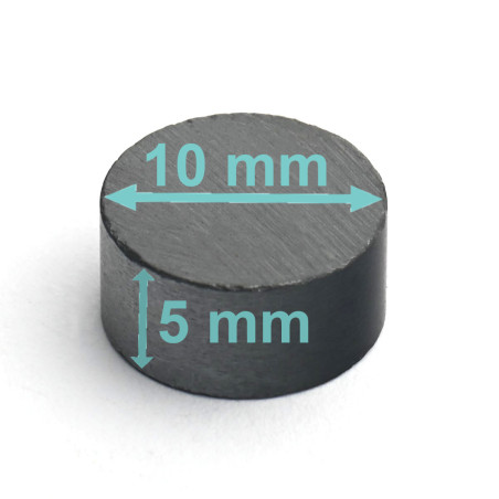 D10 x 5 / F30 - Ferrit Magnet