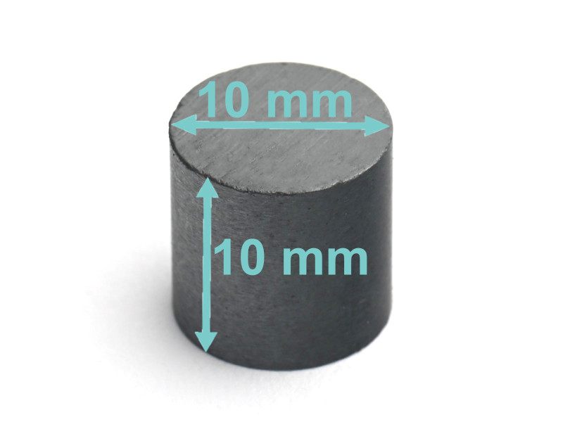 D10 x 10 / F30 - feritni magnet