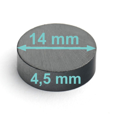 D14 x 4,5 / F30 - Ferrit Magnet