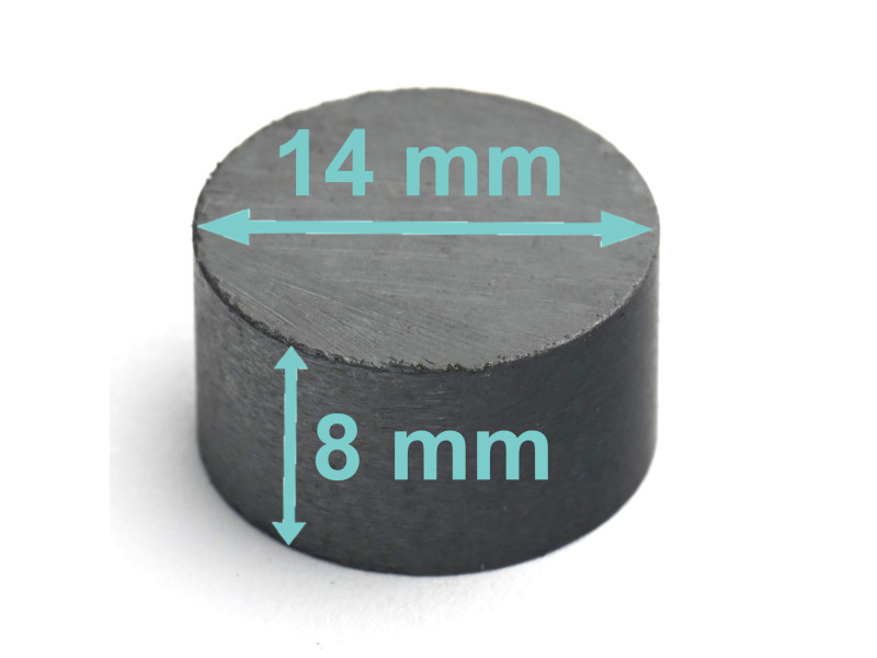 D14 x 8 / F30 - feritni magnet