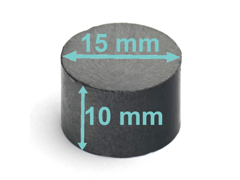 D15 x 10 / F30 - ferrittmagnet