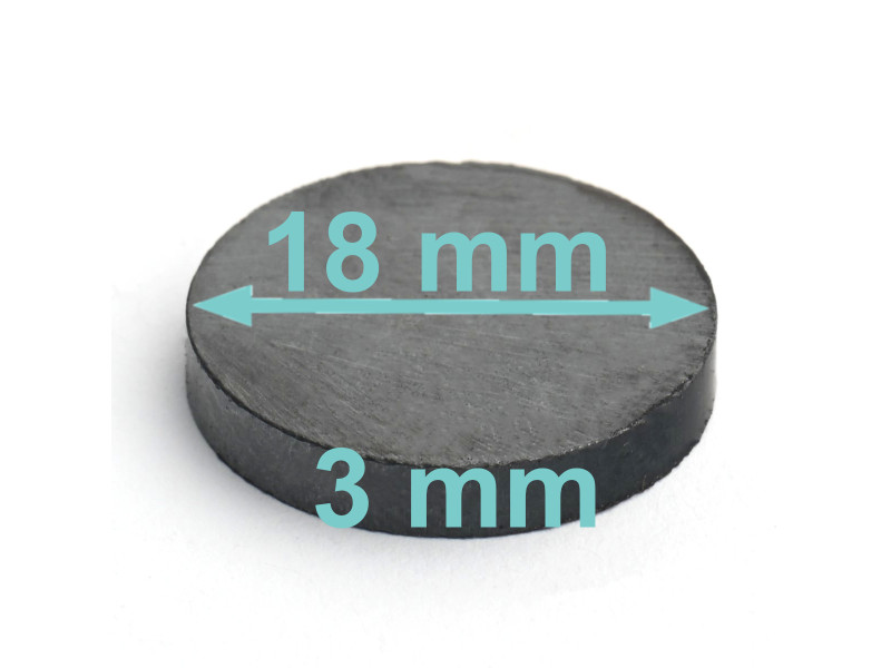 D18 x 3 / F30 - ferrit mágnes