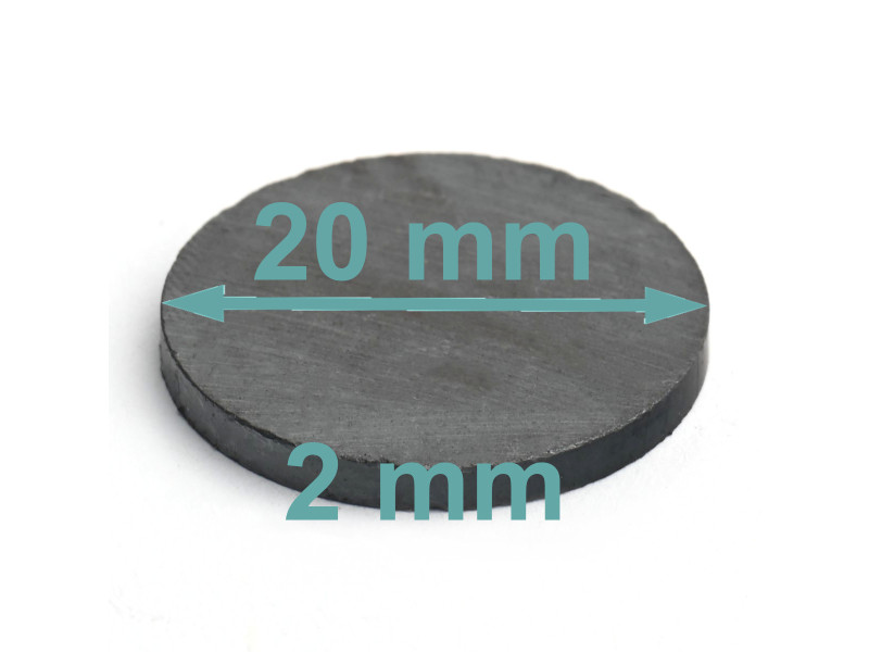 D20 x 2 / F30 - ferrittmagnet