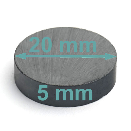 D20 x 5 / F30 - ferrite magnet