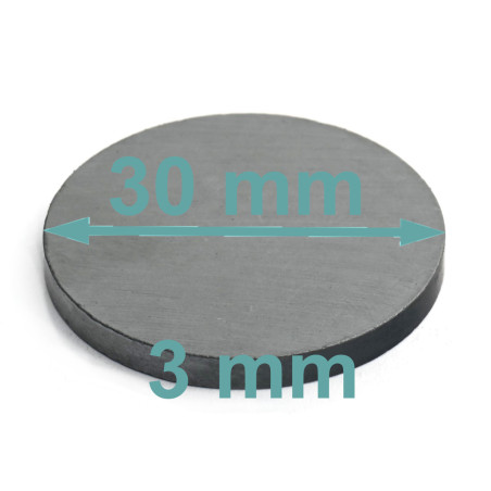 D30 x 3 / F30 - ferrit mágnes