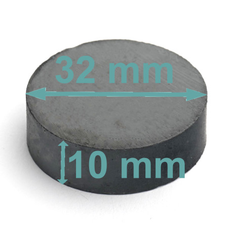 D32 x 10 / F30 - ferrite magnet