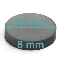D40 x 8 / F30 - feritni magnet