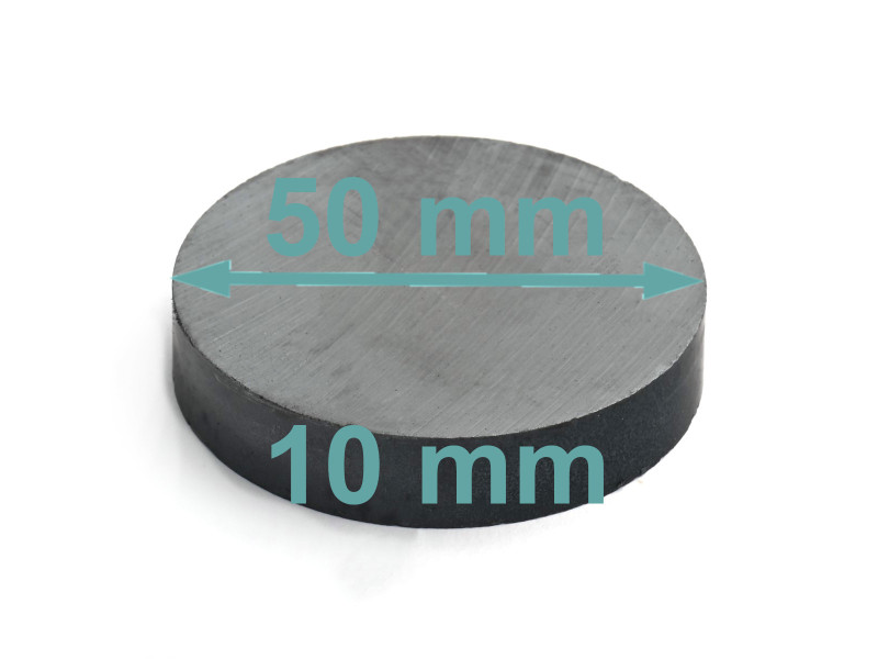 D50 x 10 / F30 - ferrit mágnes