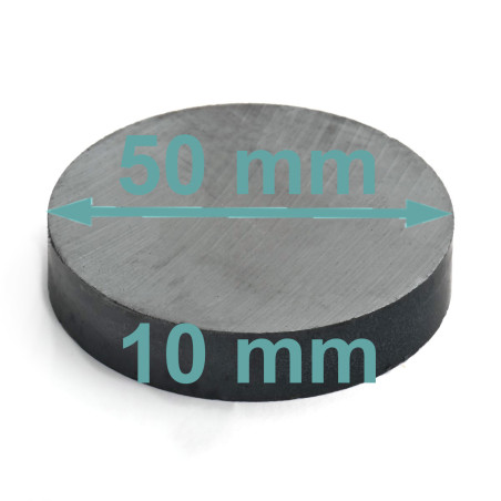 D50 x 10 / F30 - Ferrit Magnet