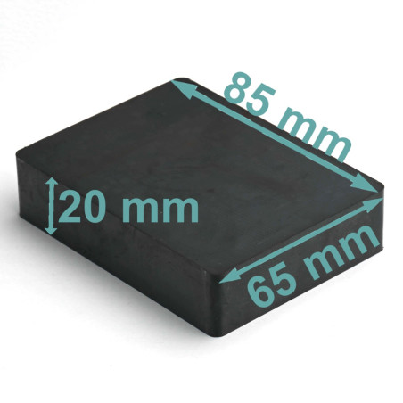 85 x 65 x 20 / F30 - ferriittimagneetti