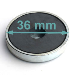 Magnet v pouzdře, průměr 36...