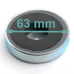 Magnet v puzdre, priemer 63...