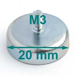 Magnete, diametro 20 mm,...