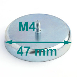 Mágnes, átmérő 47 mm, M4...