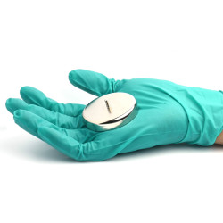 Mıknatıs, çap 57 mm, M4 dış dişli, ferrit