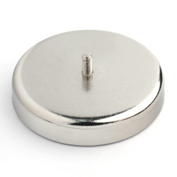 Magnet, premer 57 mm, zunanji navoj M4, feritni