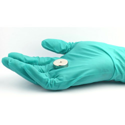 Магніт, діаметр 25 мм, внутрішня різьба M4, висота 7 мм, ферит