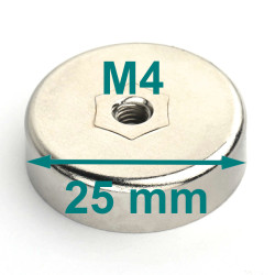 Magnet, priemer 25 mm,...