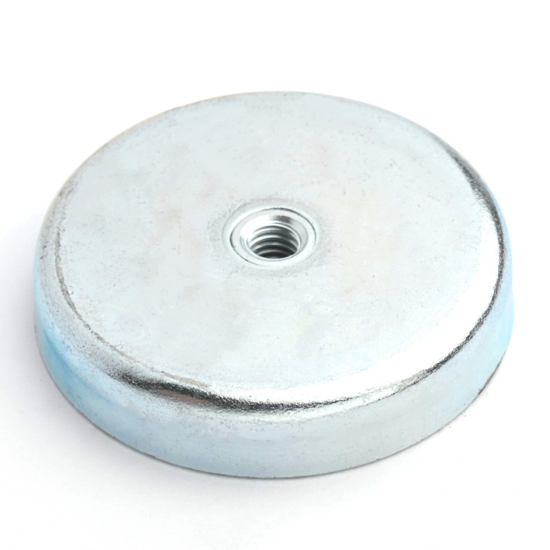 Magnet, premer 50 mm, notranji navoj M6, višina 10 mm, ferit