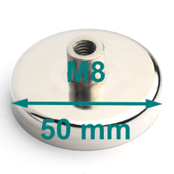 Magnet v pouzdře, průměr 50...