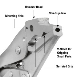 Kleště na trubky PG114V Stronghandtools
