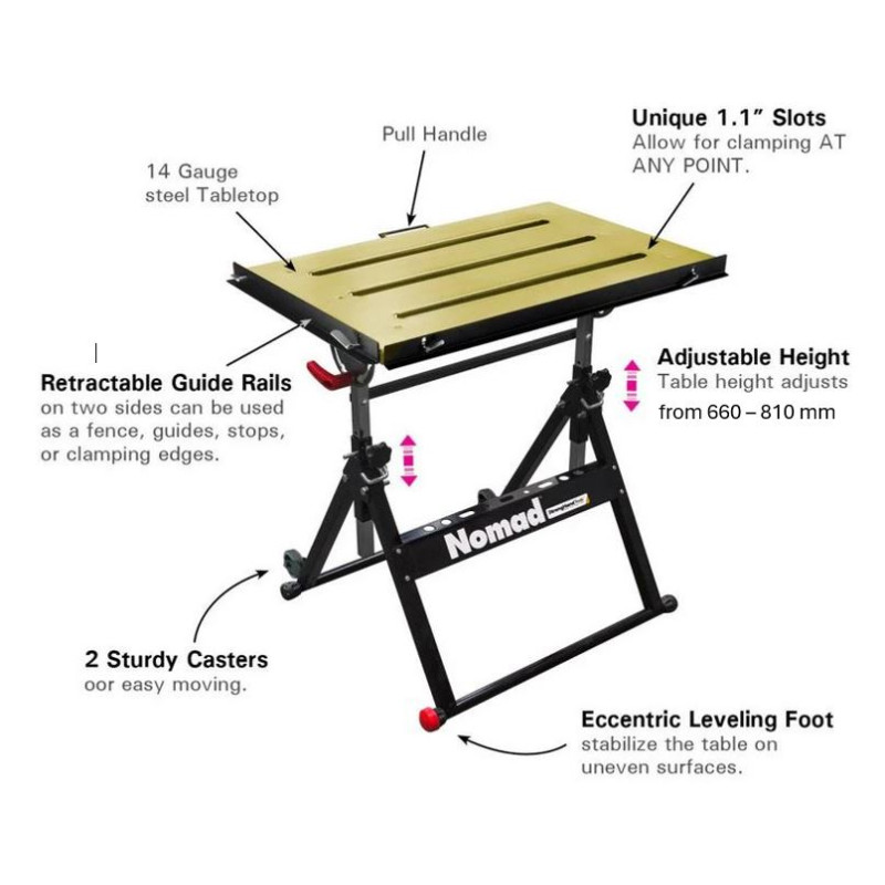 Prenosna varilna miza TS3020 NOMAD™ Stronghandtools