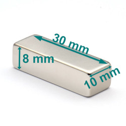 30x10x8 neodimovih magnetov
