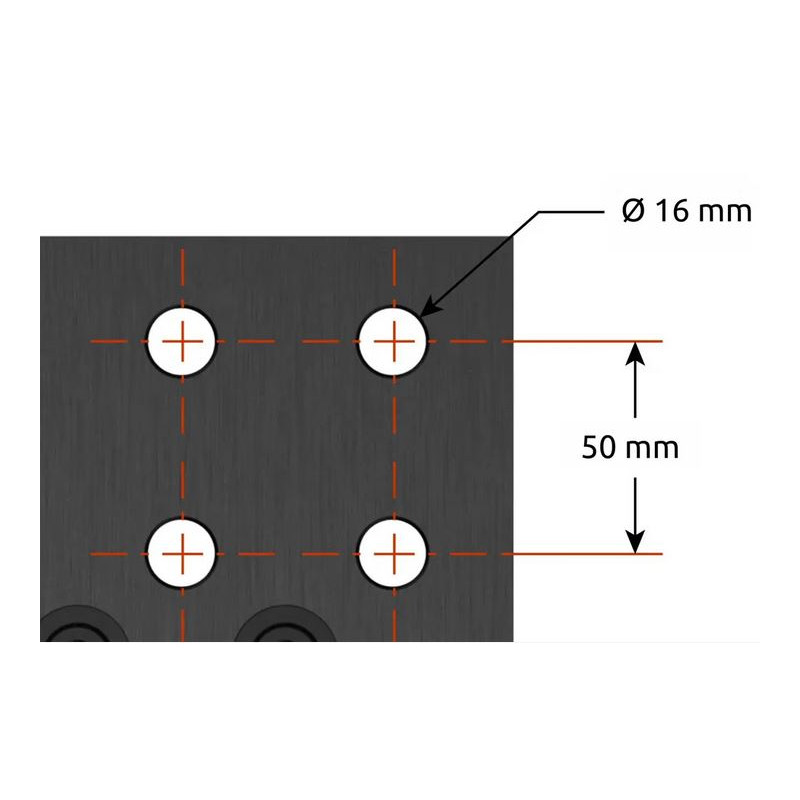 Sveisebord Alpha 16, 1200 x 1200 mm Stronghandtools