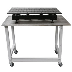 Sveisebord med spor MAX, 560 x 1000 mm Stronghandtools