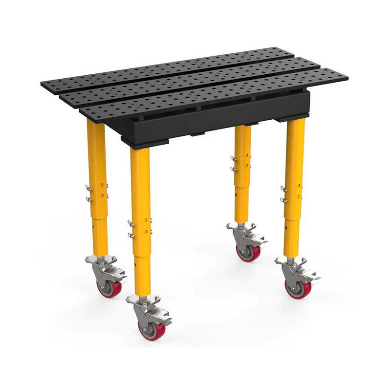 Sveisebord med spor, MAX-nitrert, 560 x 1000 mm Stronghandtools