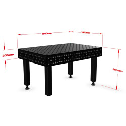 Varilna miza Alpha 28, 1500 x 1000 mm Stronghandtools