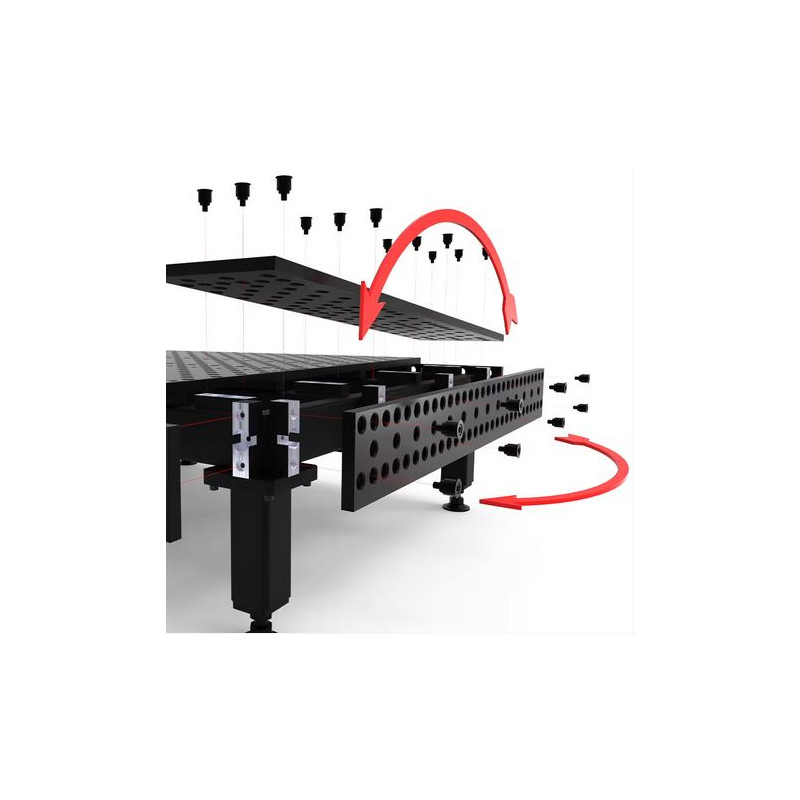 Varilna miza Alpha 28, 2400 x 1200 mm Stronghandtools