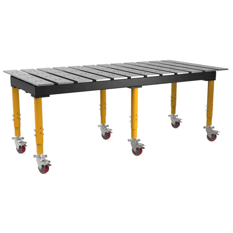 Sveisebord med spor MAX, 2560 x 1250 mm Stronghandtools