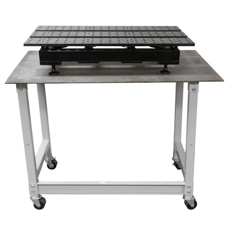 Sveisebord med spor, MAX-nitrert, 1160 x 1150 mm Stronghandtools